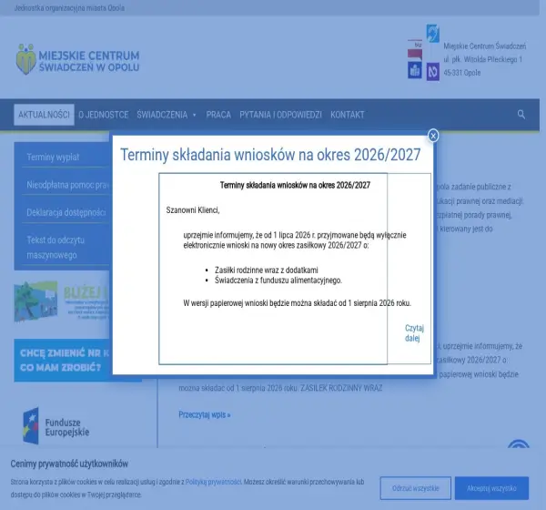 Forum i opinie o mcs.opole.pl