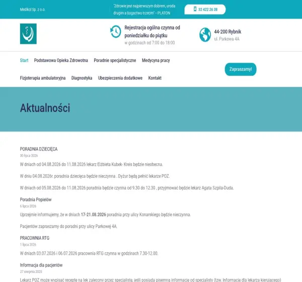 Forum i opinie o medikol.pl