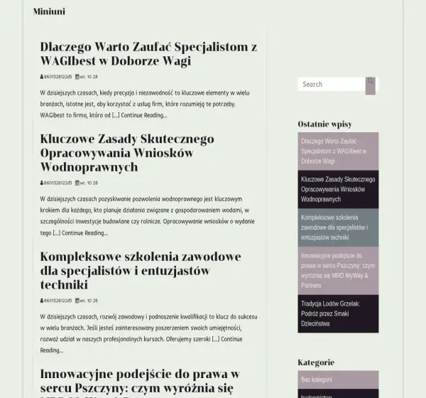 Forum i opinie o miniuni.pl