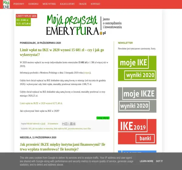 Forum i opinie o mojaprzyszlaemerytura.pl