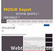 Forum i opinie o mosir.sopot.pl