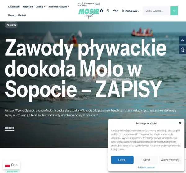 Forum i opinie o mosir.sopot.pl