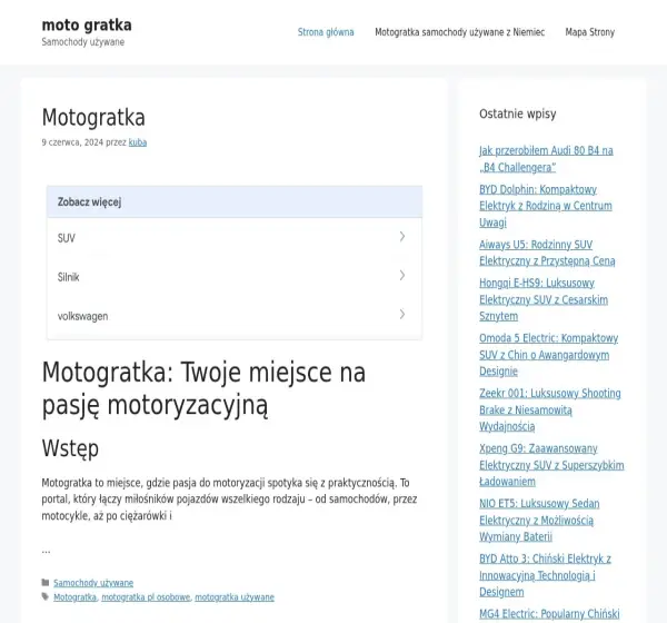 Forum i opinie o motogratka.net.pl