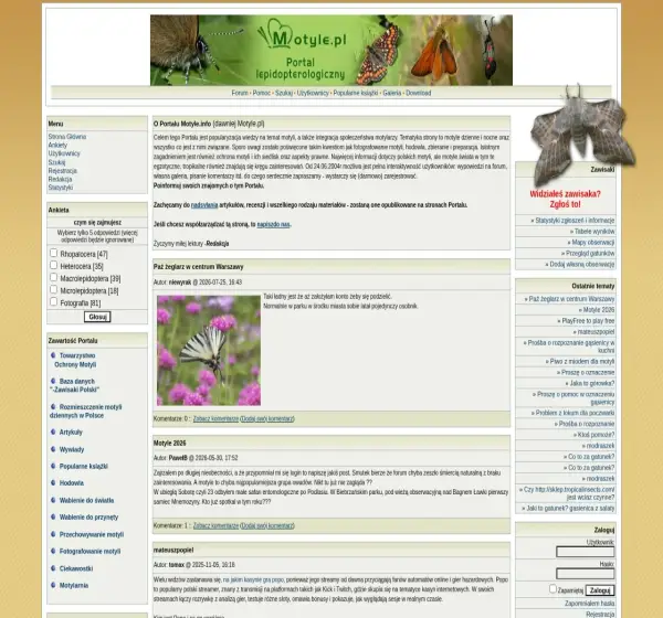 Forum i opinie o motyle.info