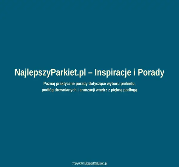 Forum i opinie o najlepszyparkiet.pl