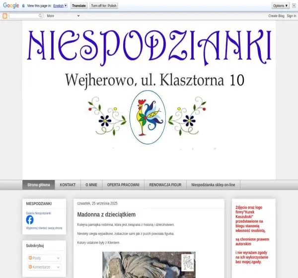 Forum i opinie o niespodzianki.blogspot.com