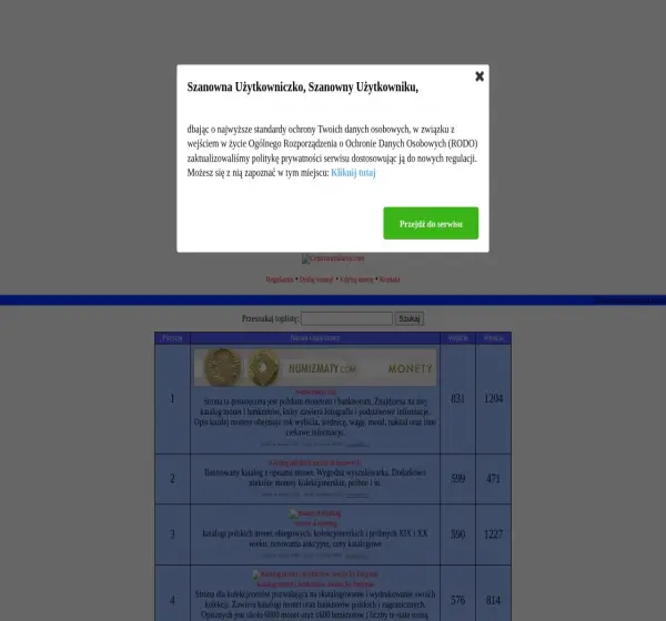 Forum i opinie o numizmatyka.toplista.pl