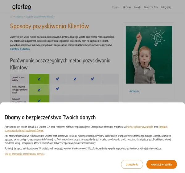 Forum i opinie o oferteo.pl/akademia/sposoby-pozyskiwania-klientow
