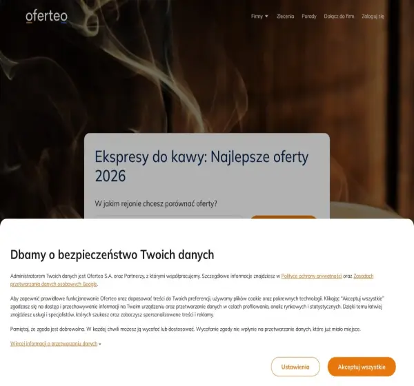 Forum i opinie o oferteo.pl/ekspresy-do-kawy/zapytanie