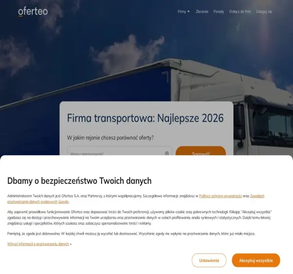 Forum i opinie o oferteo.pl/transport