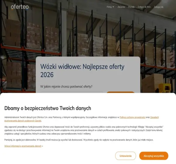 Forum i opinie o oferteo.pl/wozki-widlowe/zapytanie