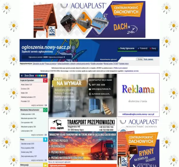 Forum i opinie o ogloszenia.nowy-sacz.pl