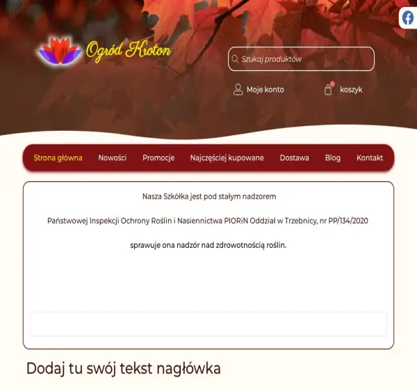 Forum i opinie o ogrodkroton.pl