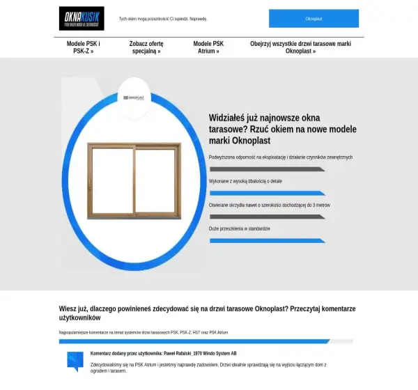 Forum i opinie o okna-kusik.pl