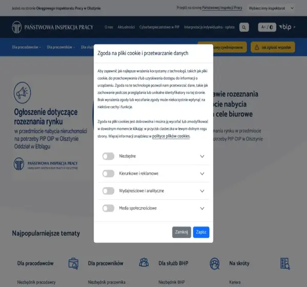 Forum i opinie o olsztyn.pip.gov.pl