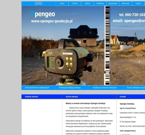 Forum i opinie o opengeo-geodezja.pl