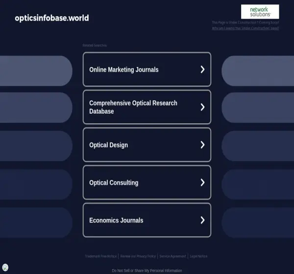Forum i opinie o opticsinfobase.world