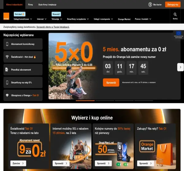 Forum i opinie o orange.pl