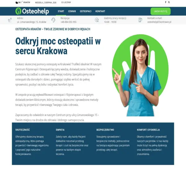 Forum i opinie o osteopatakrakow.pl