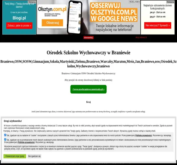 Forum i opinie o osw.braniewo.prv.pl
