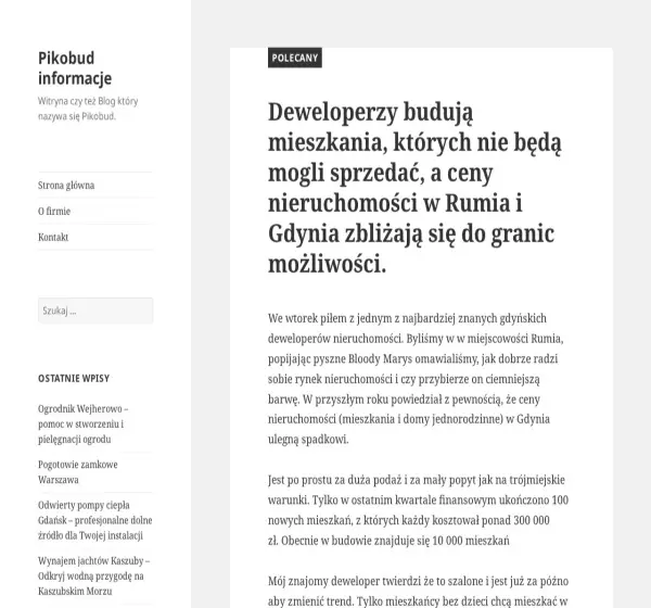 Forum i opinie o pikobud.pl