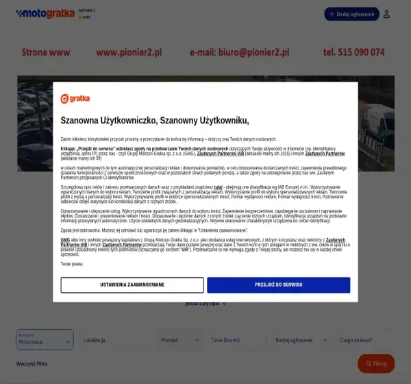 Forum i opinie o pionier2.gratka.pl