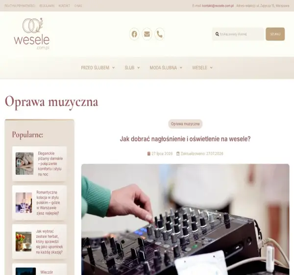 Forum i opinie o piosenkinawesele.pl