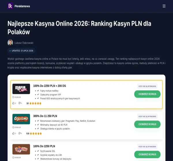 Forum i opinie o pkreklamowa.pl