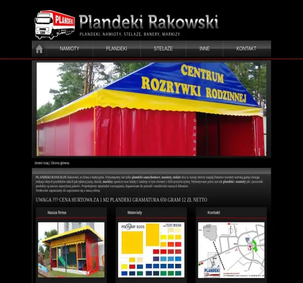 Forum i opinie o plandeki-rakowski.pl