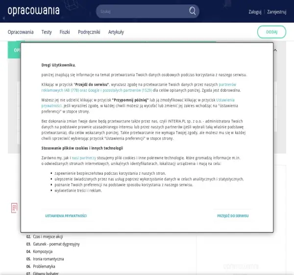 Forum i opinie o polski.opracowania.pl