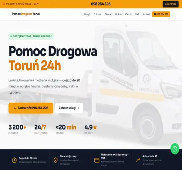 Forum i opinie o pomocdrogowa.torun.pl