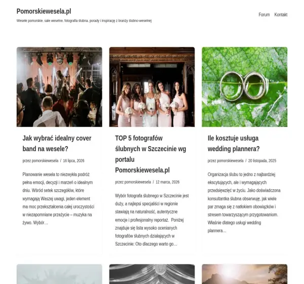 Forum i opinie o pomorskiewesela.pl