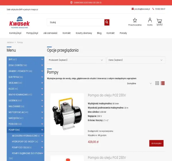 Forum i opinie o pompy24.pl