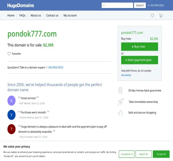 Forum i opinie o pondok777.com