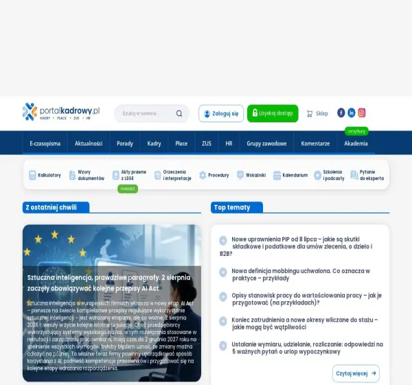 Forum i opinie o portalkadrowy.pl