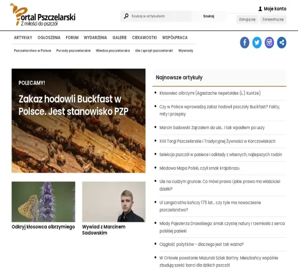 Forum i opinie o portalpszczelarski.pl