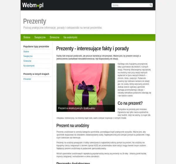Forum i opinie o prezenty.webm.pl