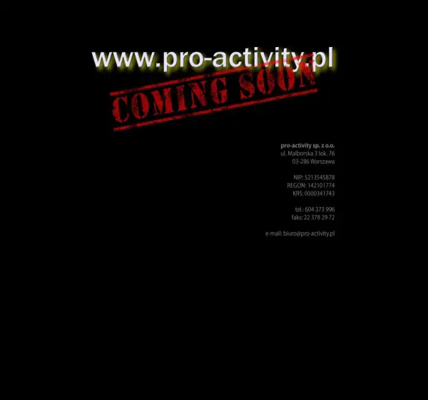Forum i opinie o pro-activity.pl