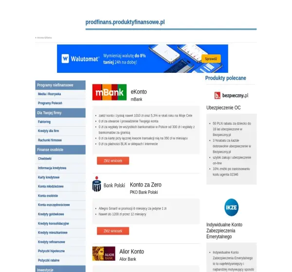 Forum i opinie o prodfinans.systempartnerski.pl