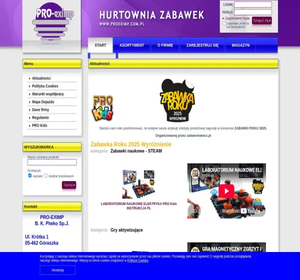 Forum i opinie o proeximp.com.pl