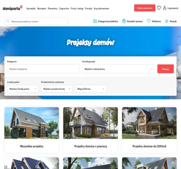 Forum i opinie o projektydomow.domiporta.pl