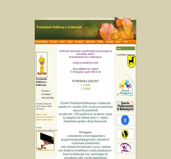 Forum i opinie o przedszkole.kaluszyn.pl