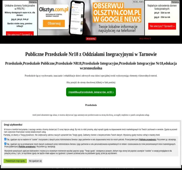 Forum i opinie o przedszkole.nr18.prv.pl