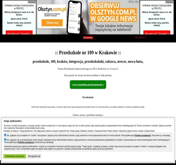 Forum i opinie o przedszkole109.prv.pl