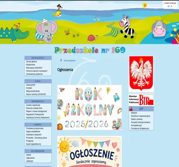 Forum i opinie o przedszkole169.pl