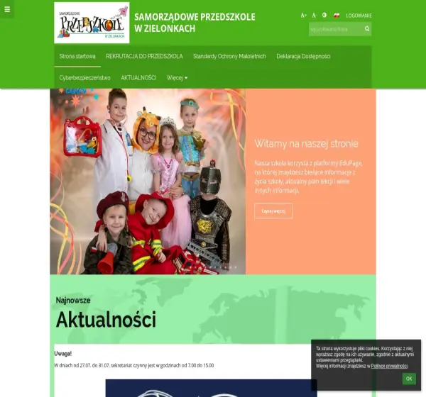 Forum i opinie o przedszkolezielonki.edupage.org