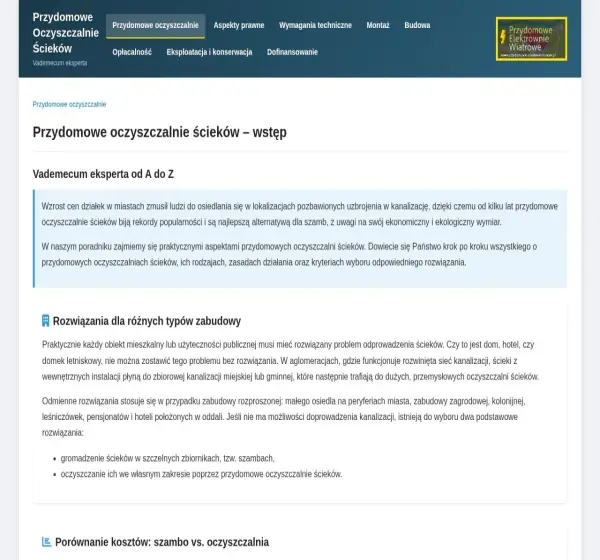 Forum i opinie o przydomowe-oczyszczalnie.waw.pl