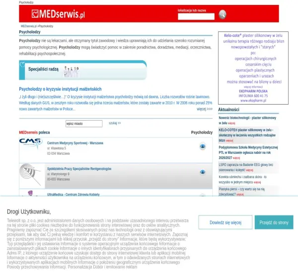 Forum i opinie o psycholodzy.medserwis.pl