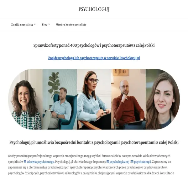 Forum i opinie o psychologuj.pl