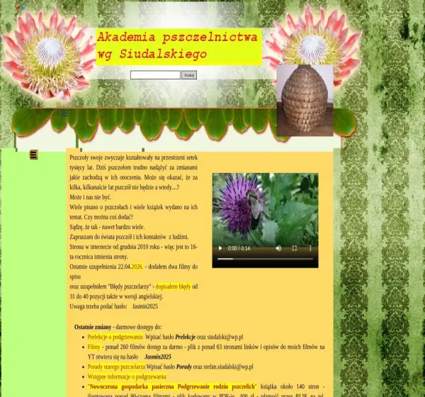 Forum i opinie o pszczoly.siudalski.pl